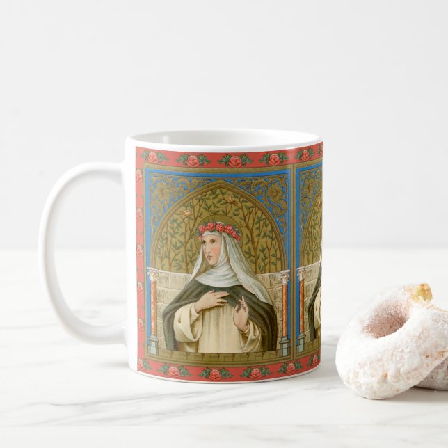 St. Rosa av Lima (BK 020) Kaffe kopp 1.3 (Med munk)