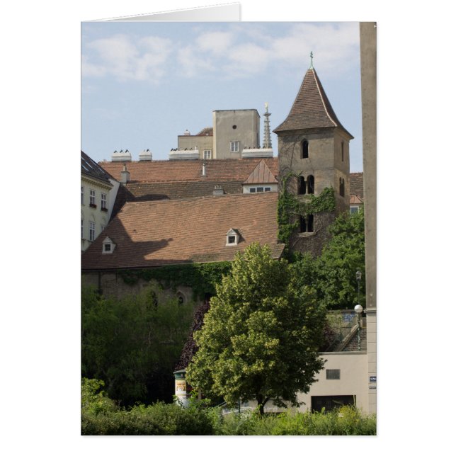 St. Rupert's Church, Wien Österrike Hälsningskort (Framsidan)