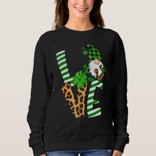 St Saint patrick's day Kärlek Shamrock Gnomies Luc T Shirt