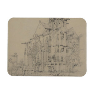 St Sauveur dykar, Normandy, c.1821 Magnet