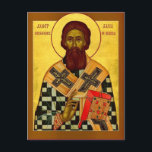 St. Sava, Serbiens första ärkebiskop Ortodoxa Icon Vykort<br><div class="desc">St. Sava,  första ärkebiskopen av Serbiens ortodoxa Icon Postcard. Observera: De flesta ikonerna är mycket gamla. Om bilden ökas mer än vi har kan bilden bli förvrängd. Vi skriver inte ut,  tillverkar eller skickar inte ut någon av produkterna. Tack!</div>