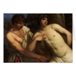 St. Sebastian är destinerad Hälsningskort