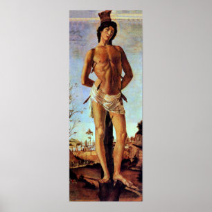 St. Sebastian av Sandro Botticelli Poster