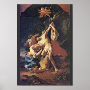 St. Sebastian och kvinnorna av Troger Paul Poster