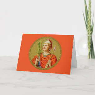 St. Sebastian (SNV 24) (RndIm) Tomt gratulationsko Kort