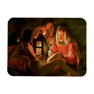 St. Sebastian som ansas av den heliga kvinnan Magnet
