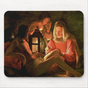St. Sebastian som ansas av den heliga kvinnan Musmatta