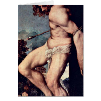 St. Sebastian vid Titian Hälsningskort