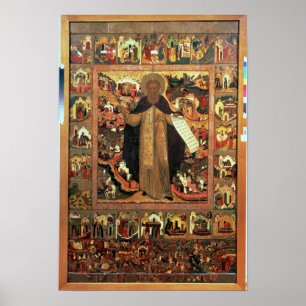 St. Sergius of Radonesh, 1640-talet Poster