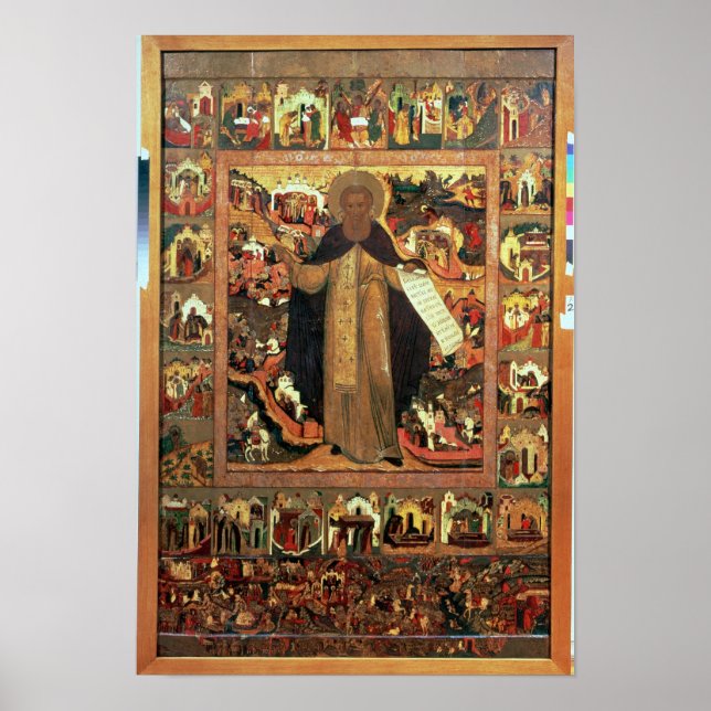 St. Sergius of Radonesh, 1640-talet Poster (Framsidan)