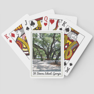St Simons GA Wandering Oak Träd Casinokort