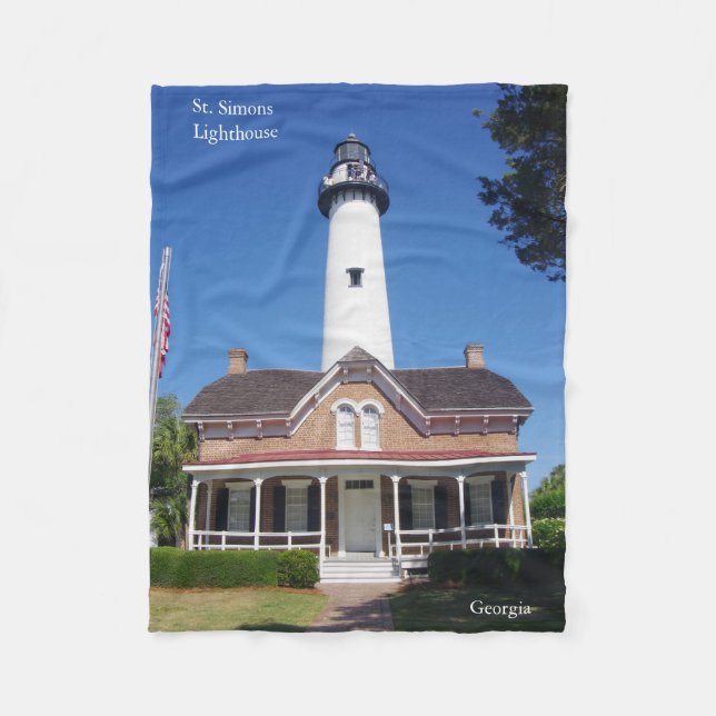 St. Simons Lighthouse fleece filet (Framsidan)