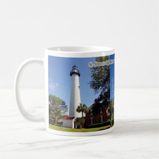 St. Simons Lighthouse mugg (Vänster)