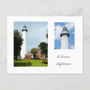 St. Simons Lighthouse Vykort