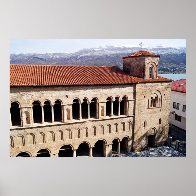 St. Sophia-kyrkan i Ohrid Poster (Framsidan)