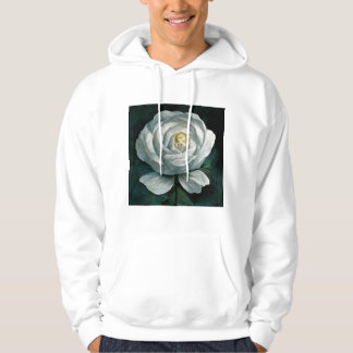 St. Sophie Scholl II: Vit ros Society Hoodie