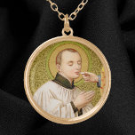 St. Stanislaus Kostka (SNV 25) Guldpläterat Halsband<br><div class="desc">Om mobbade ungdomar behöver en himmelsk advokat behöver de inte se längre än St Stanislaus Kostka. Att inte förväxlas med hans namn St. Stanislaus Szczepanowsky i Krakow (1030-1079), St. Stanislaus Kostka (1550-1568) var en ung polsk nobleman som trakasserades vid sin jesuit-träning i Wien av sin egen bror Paul som hittade...</div>