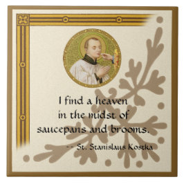 St. Stanislaus Kostka (SNV 25) Köksbricka 2 Kakelplatta