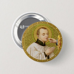 St Stanislaus Kostka (SNV 25) Round Pinback Button Knapp