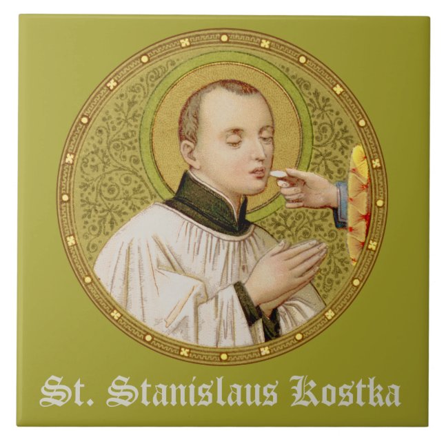 St. Stanislaus Kostka (SNV 25) (RoundImage) Tile 1 Kakelplatta (Framsidan)