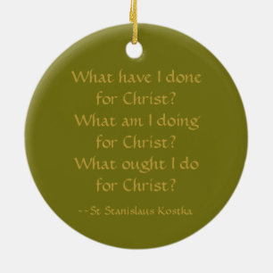St. Stanislaus (SNV 25) Circle Julgransprydnad Keramik