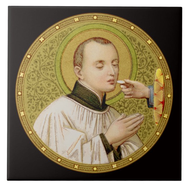 St. Stanislaus (SNV 25) (Round Image) Tile 3 Kakelplatta (Framsidan)