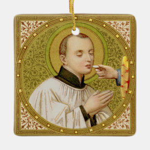 St. Stanislaus (SNV 25) Square Julgransprydnad Keramik