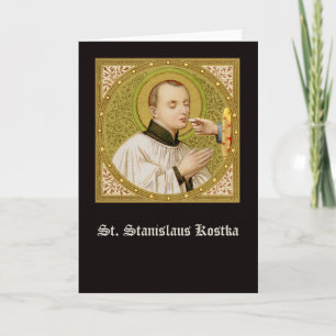 St. Stanislaus (SNV 25) (SquImage) Vert Hälsning Kort
