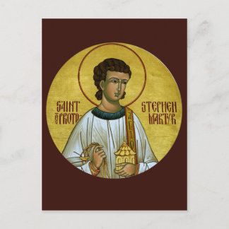 St. Stefan Protomartyrens bönekort Vykort