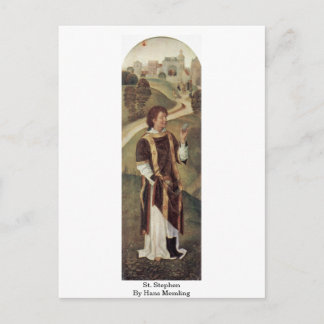 St. Stephen av Hans Memling Vykort