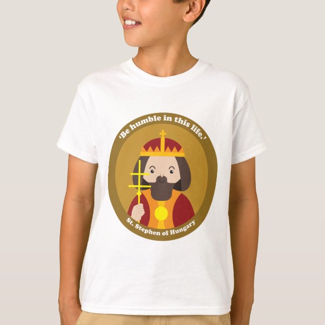 St. Stephen i Ungern T Shirt (Framsida)