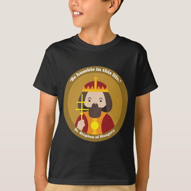 St. Stephen i Ungern T Shirt (Framsida)