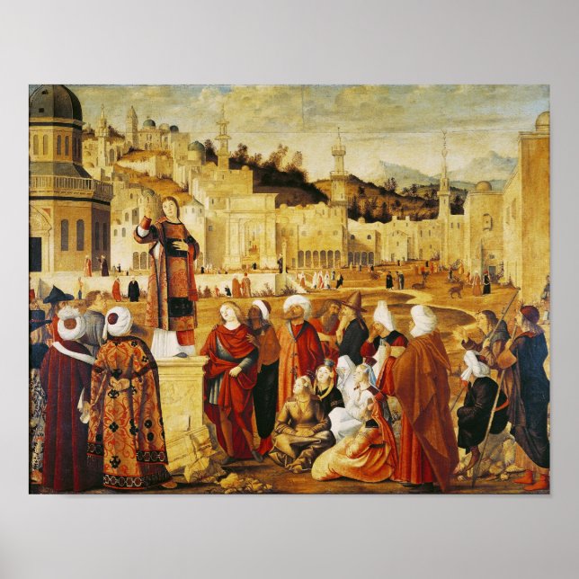 St. Stephen Preaching Poster (Framsidan)