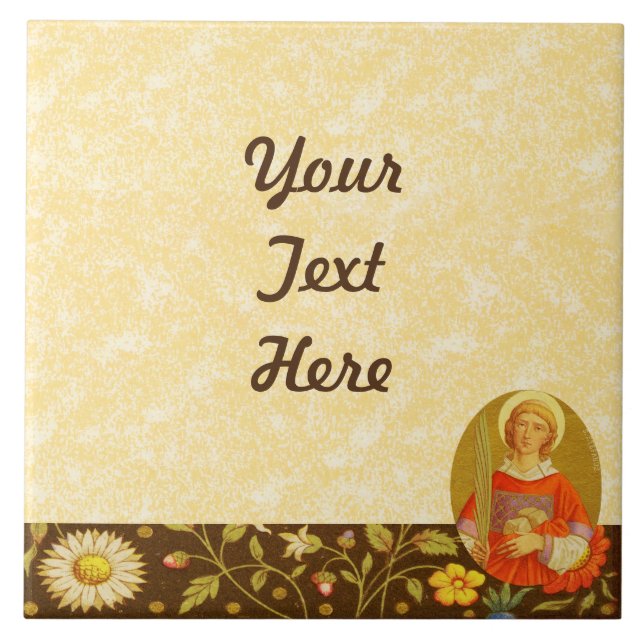 St. Stephen ProtoMartyr (PM 08) DIY Design Kakelplatta (Framsidan)