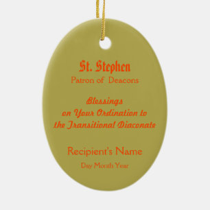 St. Stephen ProtoMartyr (PM 08) Julgransprydnad Keramik