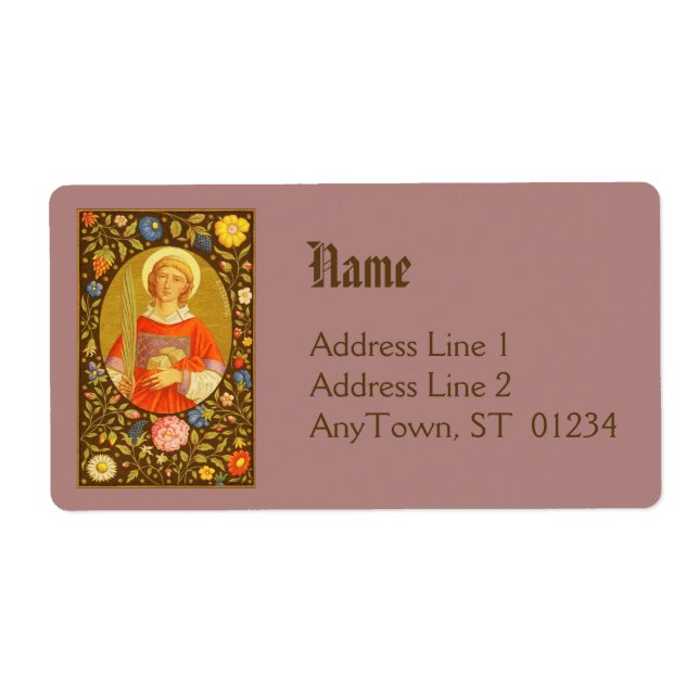 St. Stephen ProtoMartyr (PM 08) NB Frakt Label 1c Fraktsedel (Framsidan)