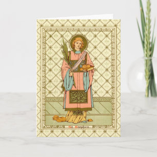 St. Stephen ProtoMartyr (RLS17) Blank Hälsning Kort
