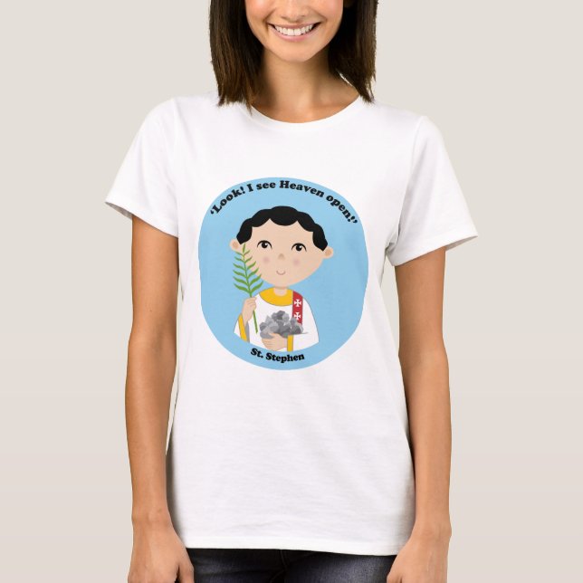 St. Stephen T Shirt (Framsida)