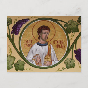 St. Stephen the Protomartyr Prayer Card Vykort