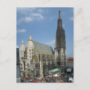 St. Stephen's Cathedral, Wien Österrike Vykort