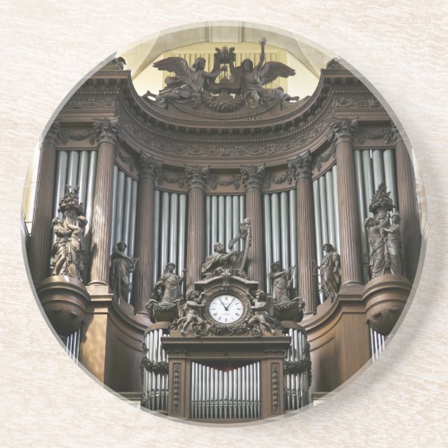 St Sulpice leda i rör organ Underlägg Sandsten (Framsidan)
