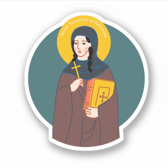 St. Susanna the Deaconess Klistermärken (Framsida)