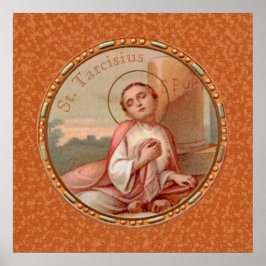 St. Tarcisius of Rom Roundel (BF 004) Poster
