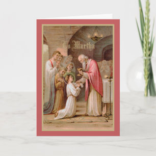 St. Tarcisius Receiving the Eucharist (BL 02) Kort