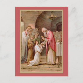 St. Tarcisius Receiving the Eucharist (BL 02) Vykort