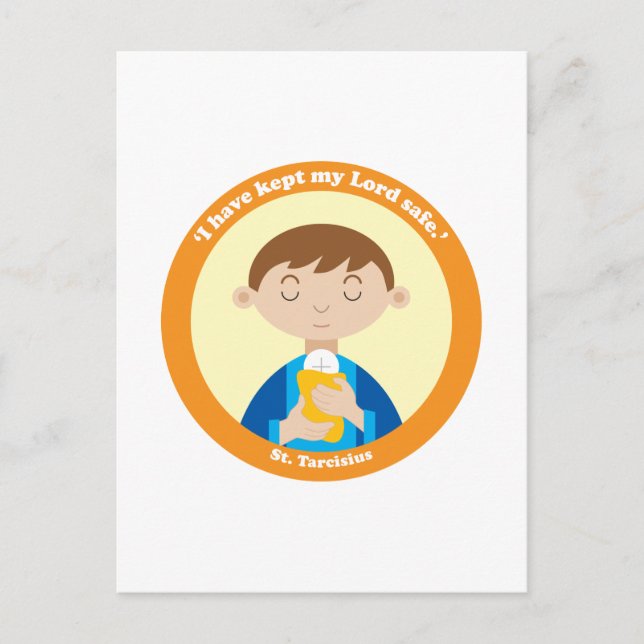 St. Tarcisius Vykort (Framsida)
