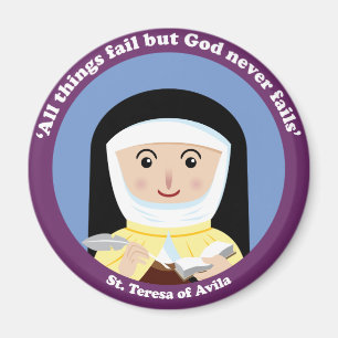St Teresa av Avila Magnet