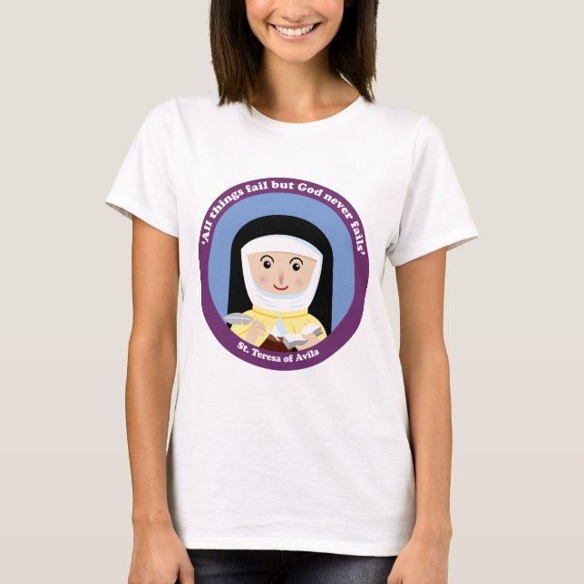 St Teresa av Avila Tee (Framsida)