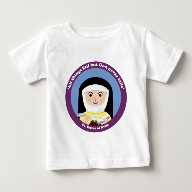 St Teresa av Avila Tee Shirt (Framsida)
