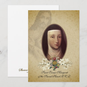 St. Teresa Margaret Redi från Helig Heart Kort